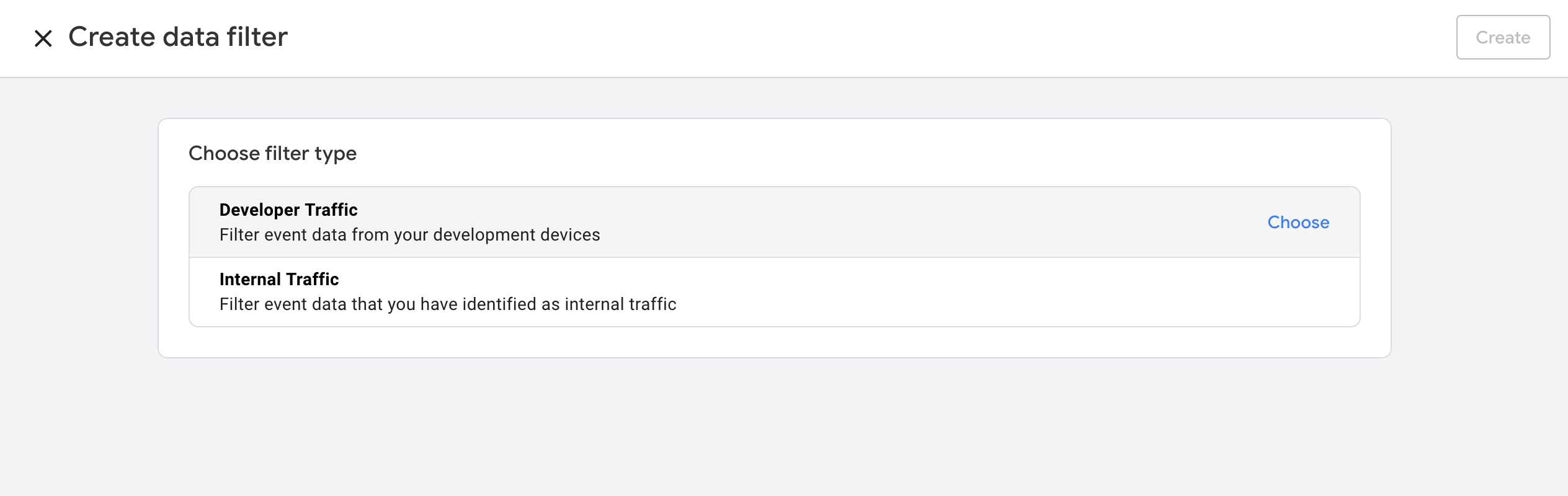 Filtragem de tráfego no Google Analytics 4