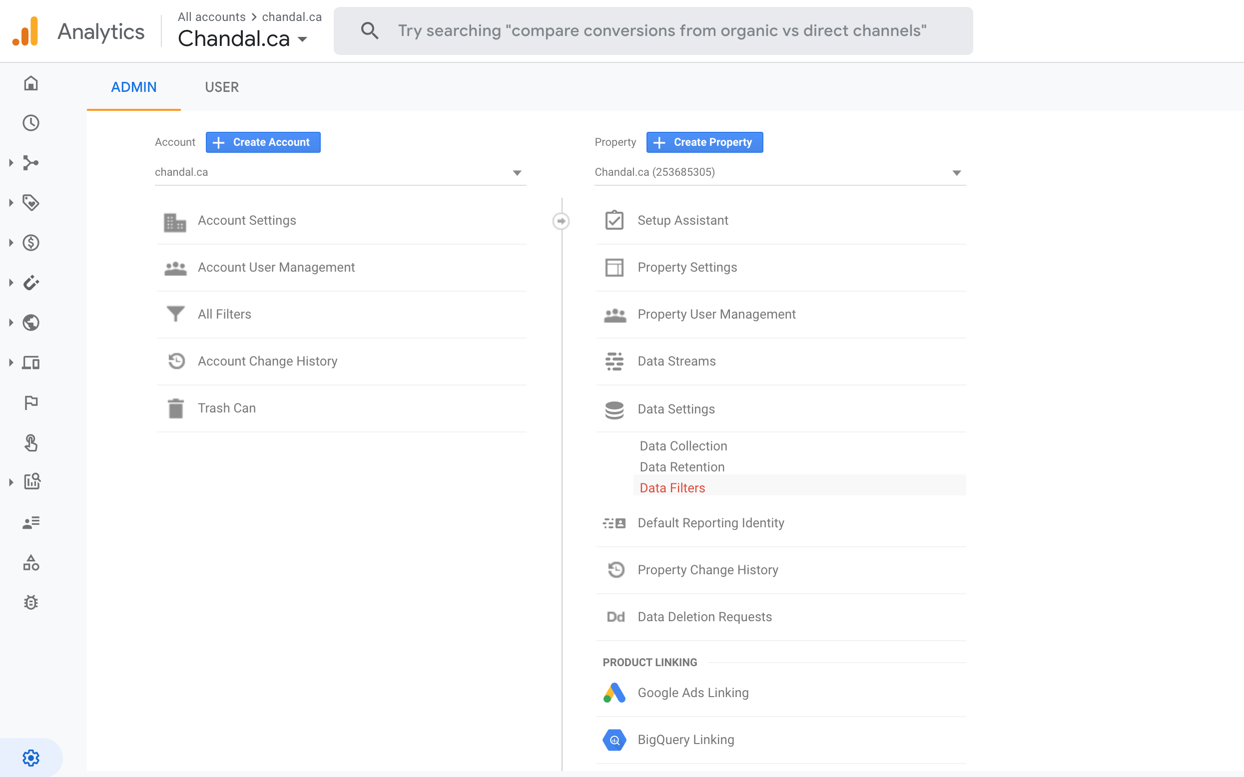 Sem visualização no Google Analytics 4