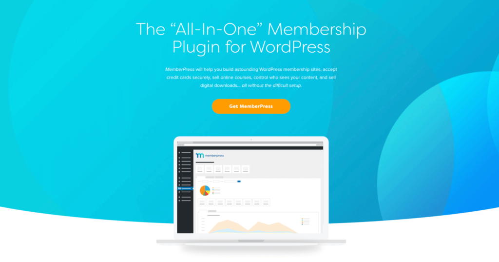 plugin MemberPress pagina inicial.