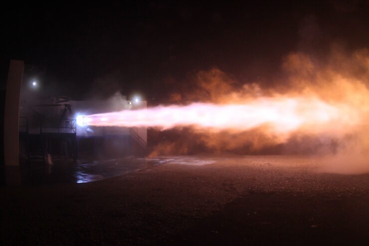 SpaceX Raptor test fire