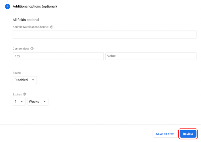 Firebase and Flutter FCM: Review Additional Options