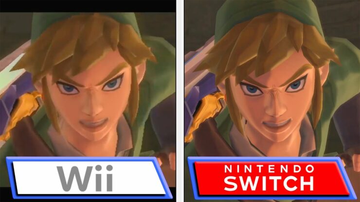 Skyward Sword HD Switch vs Wii Comparison Video