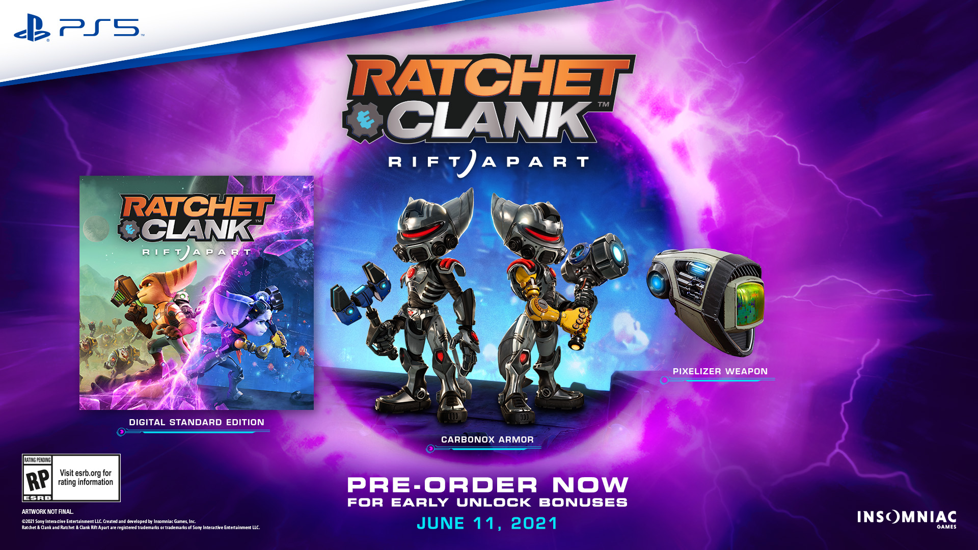 ratchet and clank rift apart pre order bonus