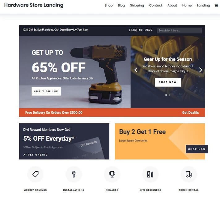 divi multipose theme