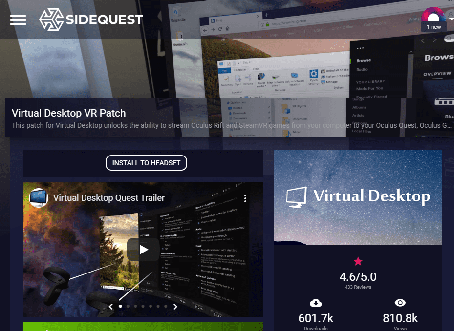 Трансляция oculus quest 2. Sidequest Oculus. Трансляция Oculus Quest. Виртуал десктоп Окулус квест 2. Sidequest приложение.