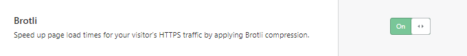 Cloudflare Brotli