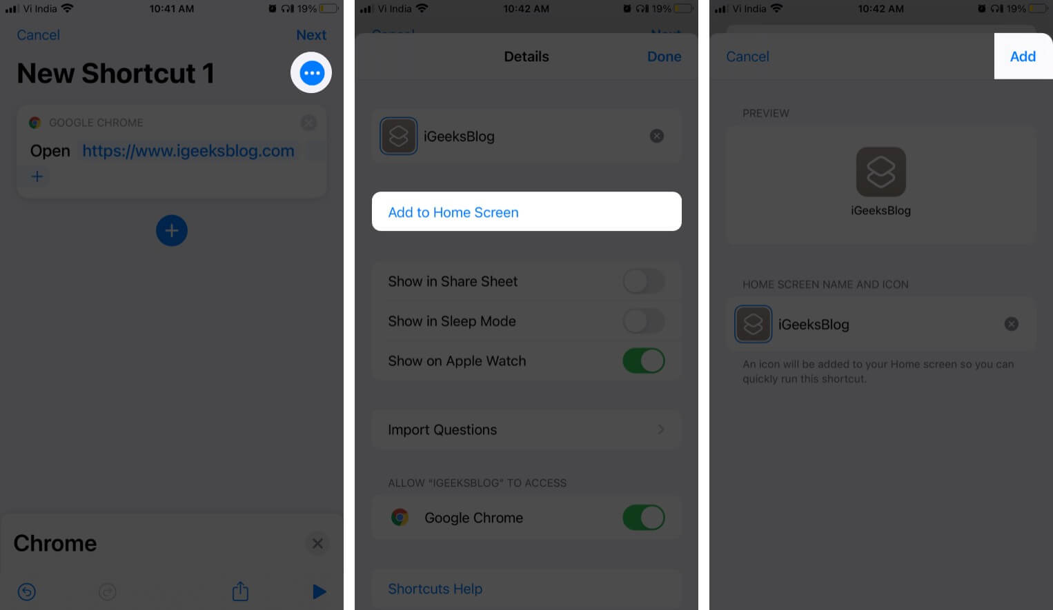 Crie atalhos de sites na tela inicial do seu iPhone