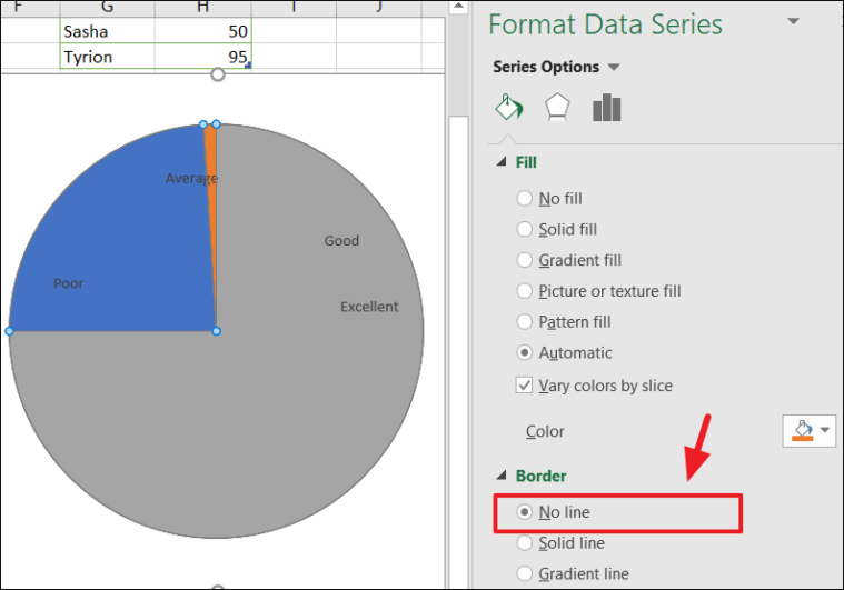 Como criar um gráfico de medidor no Excel BR Atsit