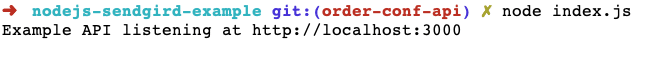 Node Indexjs Server Start Display