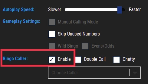 Habilite o recurso marcando a caixa “Habilitar” na opção “Bingo Caller”. Como Jogar Bingo com Zoom