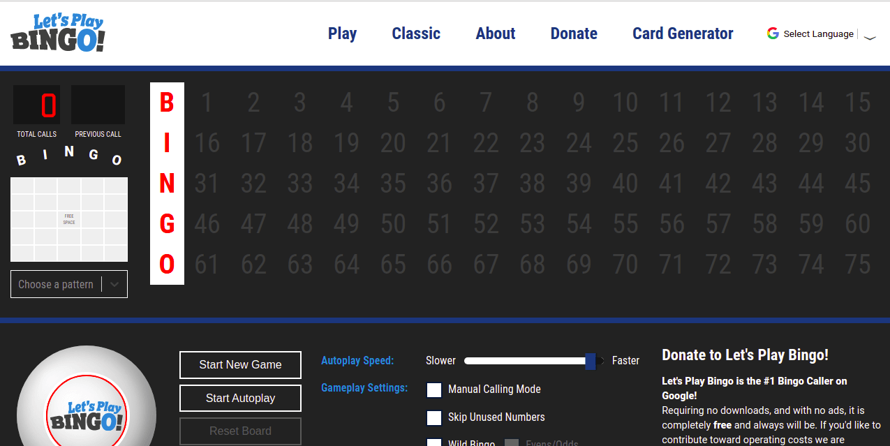 Quando todos tiverem concluído as etapas acima, clique aqui para abrir o “Chamador do número do Bingo”. Como Jogar Bingo no Zoom