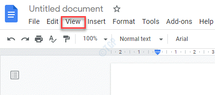 Guia de visualização do Google Docs