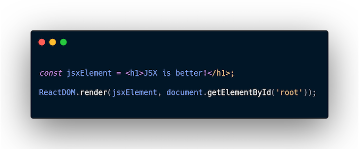 createElement JSX Example