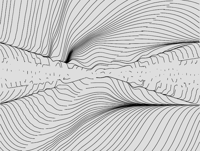 Svg generator. Линии потока. Lines Flow pattern.