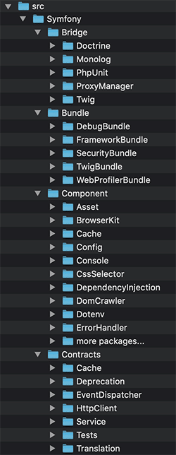 Symfony Monorepo Estrutura Multinível