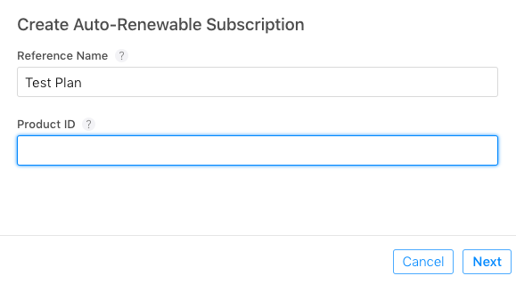 Create Subscription Plan