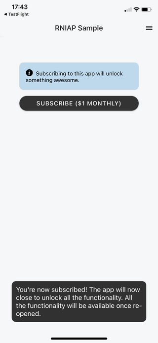 Account Screen