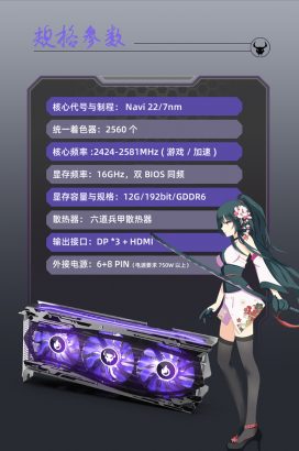 Yeston Revela Sua Placa Grafica Personalizada Radeon Rx 6700 Xt Sakura Hitomi Inspirada Em Anime Br Atsit