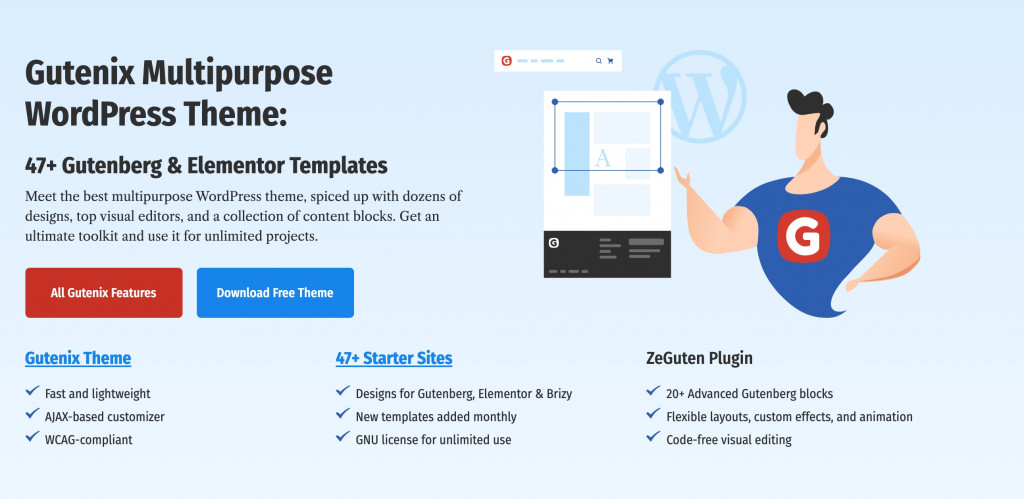 Tema WordPress multiuso para pequenas empresas