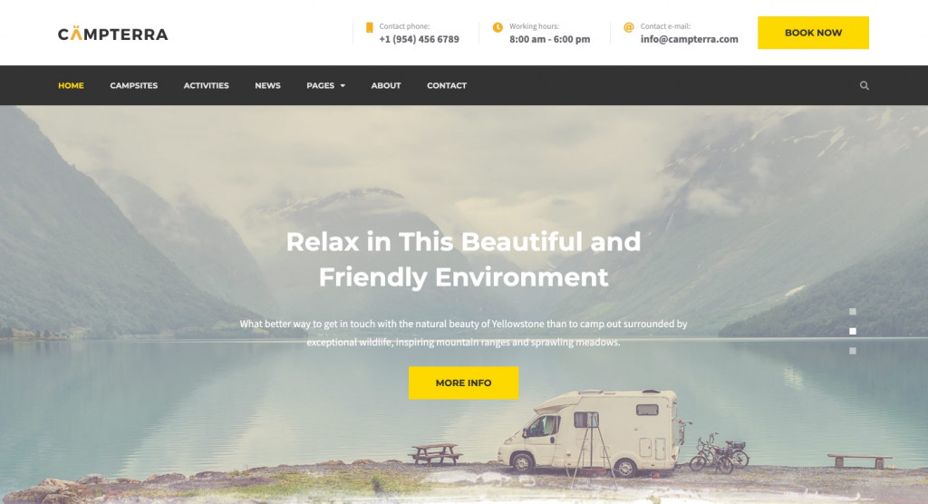 Campterra WordPress Theme