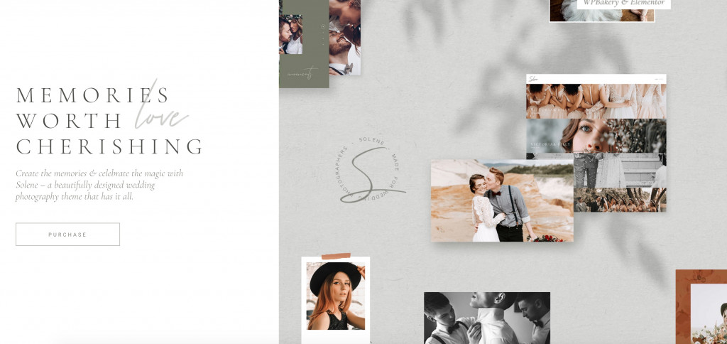 Wedding Photography WordPress Theme for Small Business