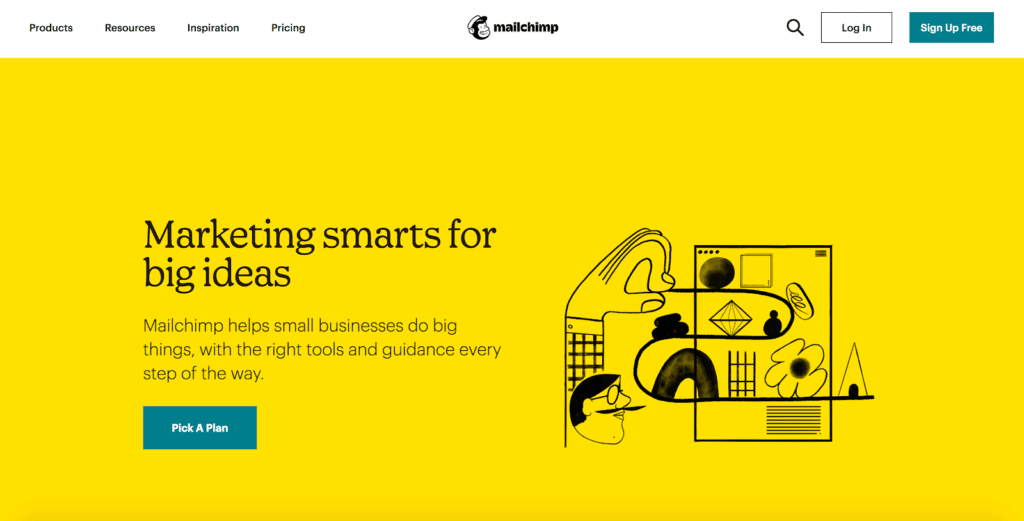 Melhores ferramentas de marketing por email-Mailchimp