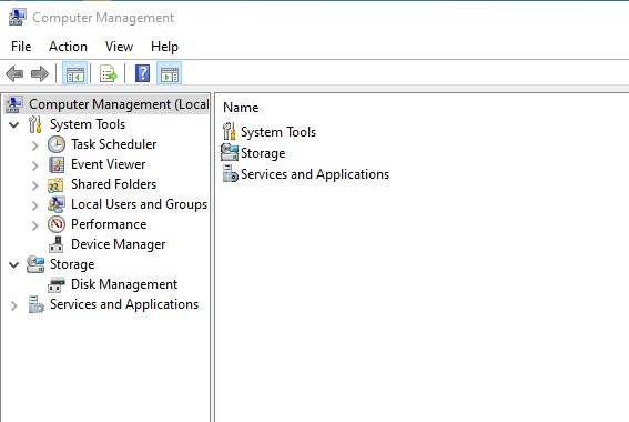 Gerenciamento do computador