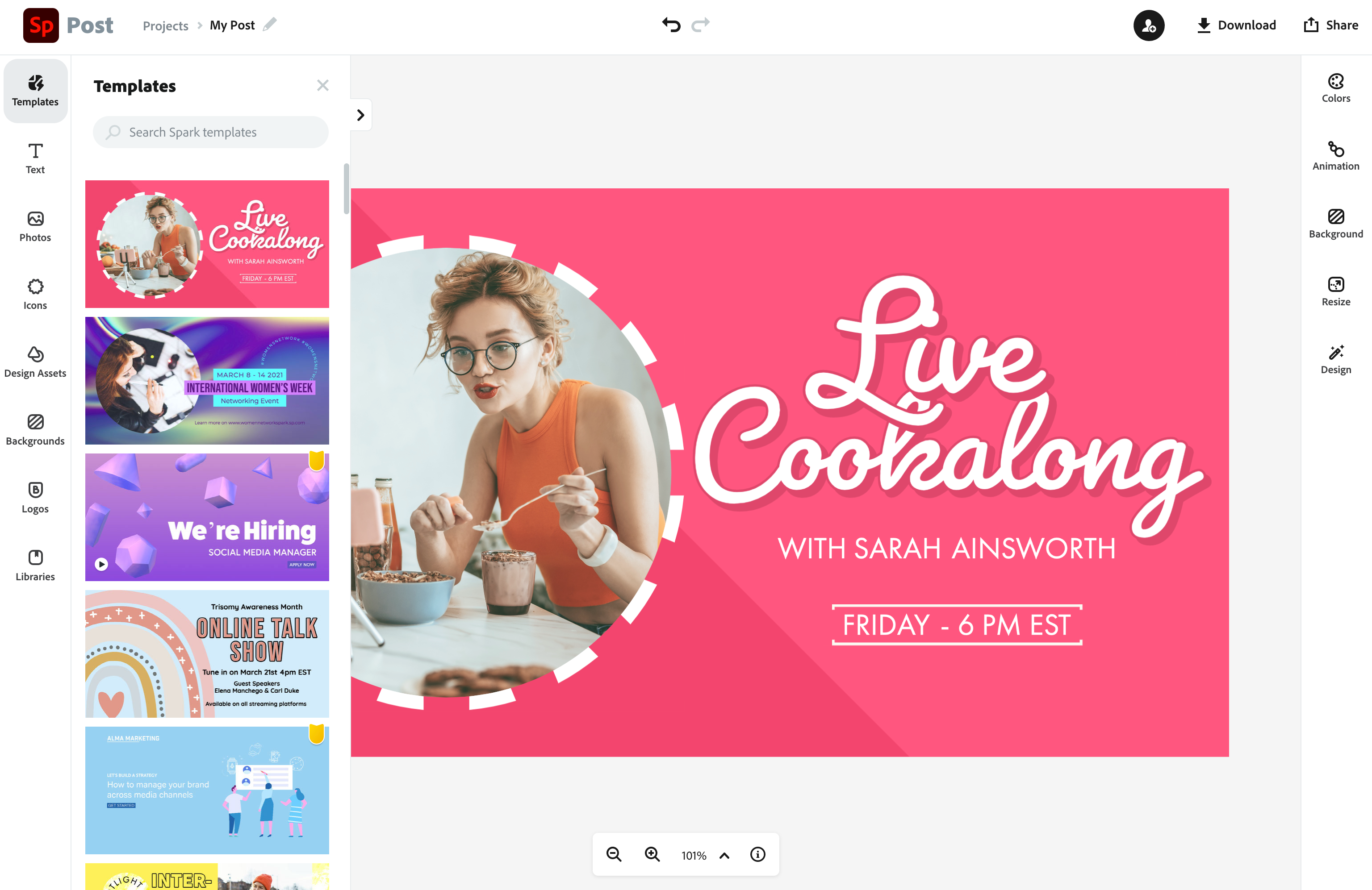 Adobe Spark-alternativas Canva