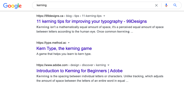 19. Kerning Ovo de Páscoa no Google