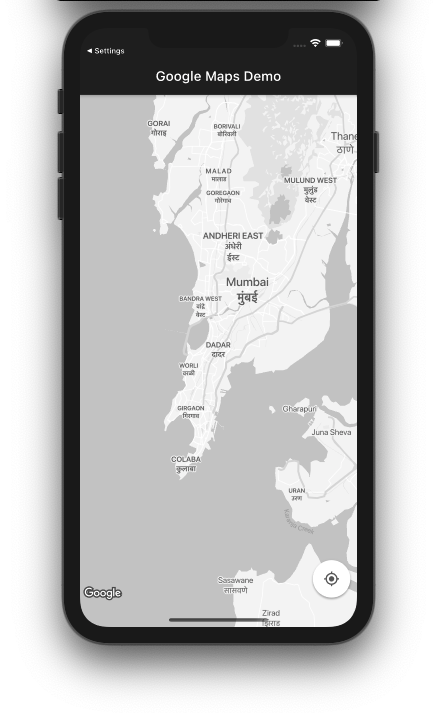 Flutter Styling Maps Onmapcreated Output