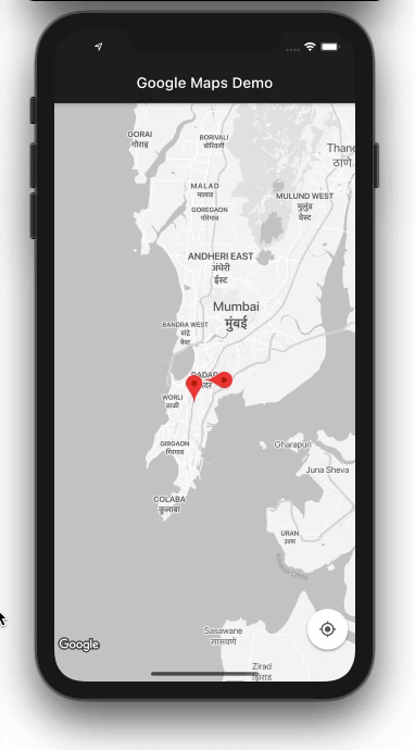 Criar marcadores Google Map Display