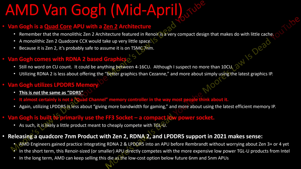 APUs AMD Van Gogh para trazer a potência do RDNA 2 em notebooks Ryzen de potência ultrabaixa