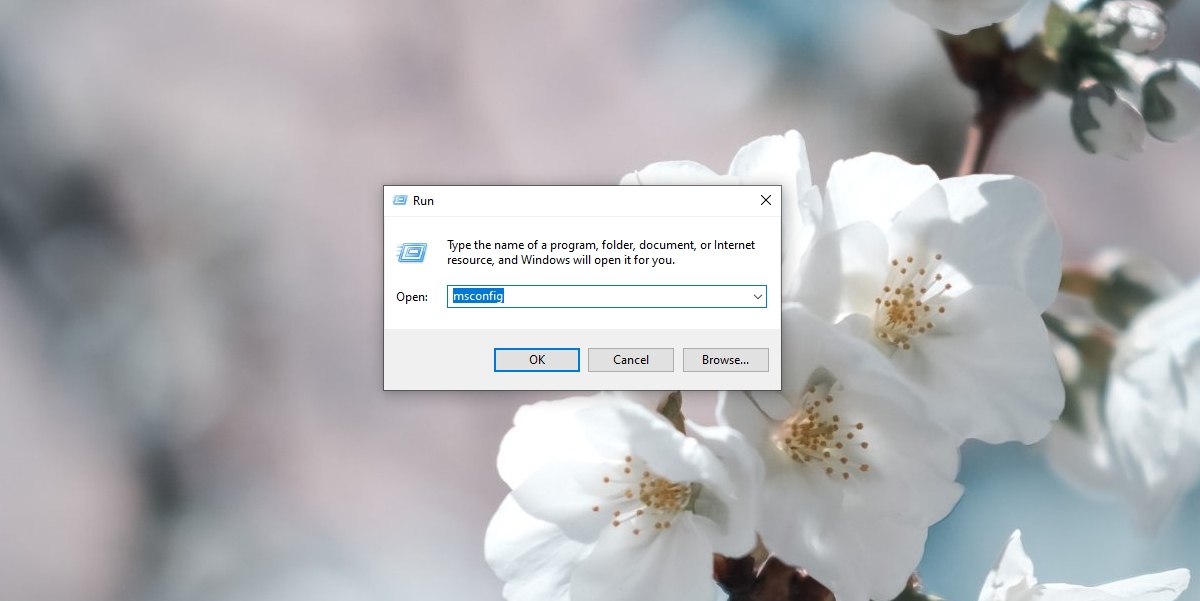 MsConfig Windows 10