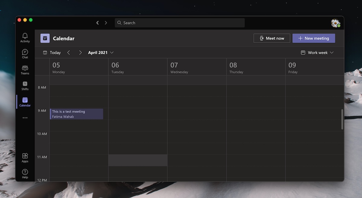 Cancelar uma reunião no Microsoft Teams