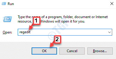 Executar comando Regedit Ok