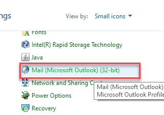 Configuração de email Min
