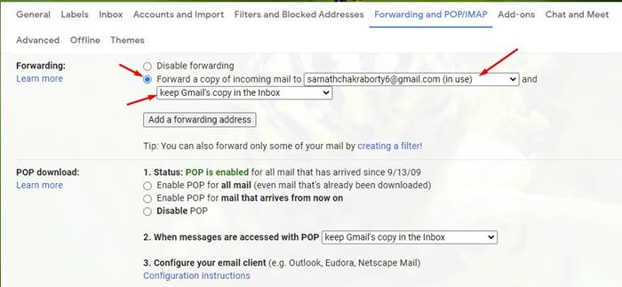 Como Encaminhar E Mails De Uma Conta Do Gmail Para Outra Br Atsit 4104