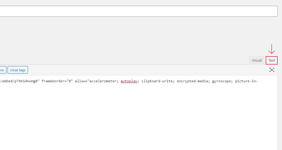 Modo de edição de texto