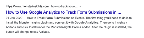 Trecho personalizado no resultado de pesquisa do Google Trecho personalizado na pesquisa do Google resultado