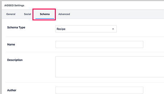 Marcação de esquema para postagens individuais Marcação de esquema para postagens individuais