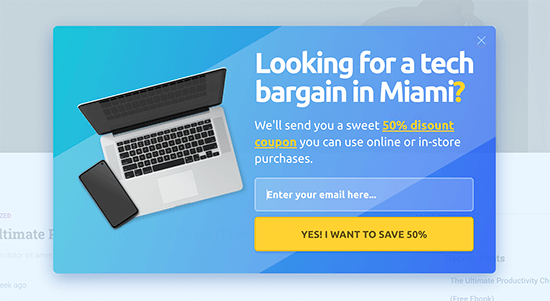 GeoTargetted Popups em WooCommerce GeoTargetted Popups em WooCommerce