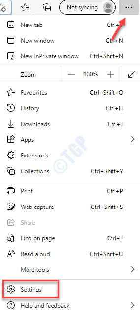 Configurações do Edge e mais configurações