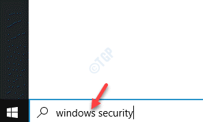 Iniciar Windows Search Bar Windows Security