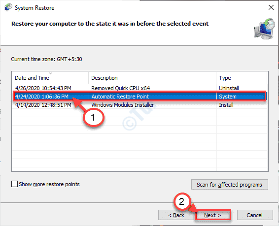 Sysytem Restore New Min