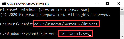 Excluir Faceit Sys Min