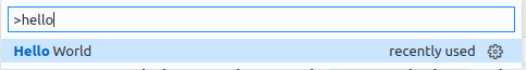 Hello World Command