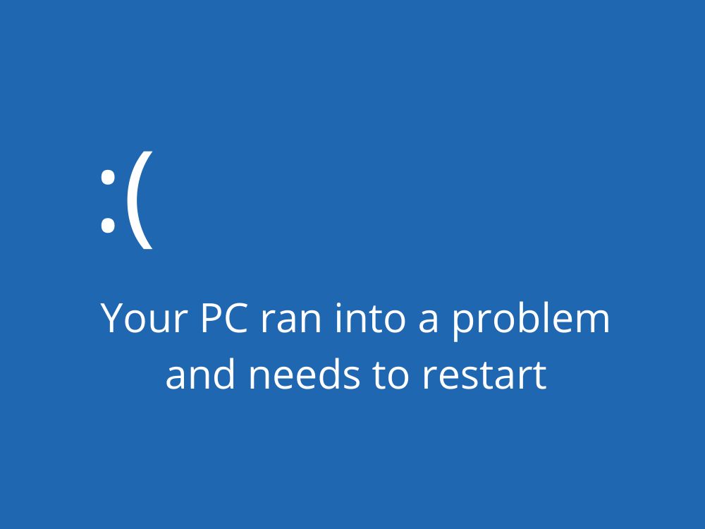 Your PC Ran Into a Problem (Fixed)