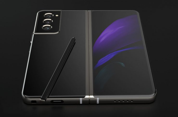 Galaxy Z Fold 3 não terá um slot dedicado para S-Pen