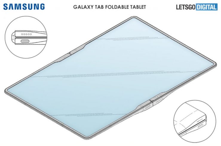 Galaxy Z Fold Tab pode ser o tablet tripla da Samsung para o próximo ano