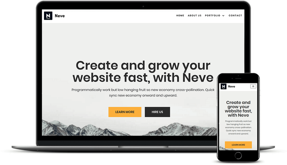 Neve é ​​um tema altamente personalizável adequado para qualquer um que esteja criando um site de jogos